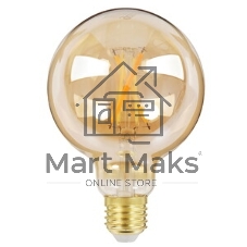 Лампа cветодиодная Gauss Smart Home Filament G95 7W 740lm 2500К E27 диммируемая LED
