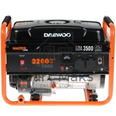 Генератор DAEWOO GDA 3500E 2.8/3.2 кВт 230В 208см3 7.0лс 15л 2х230В 42кг