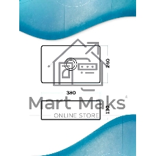 Раковина накладная прямоугольная BAU Hotel mini 37х23, белая