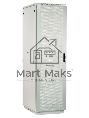 Шкаф телеком. напольный 42U (600x1000) дверь перфориров. 2 шт. (ШТК-М-42.6.10-44АА) (3 коробки)