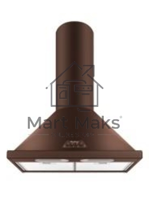 Вытяжка каминная Gefest ВО 1502 К17 коричневый, 50 см, 600 куб. м/ч, 81 дБ