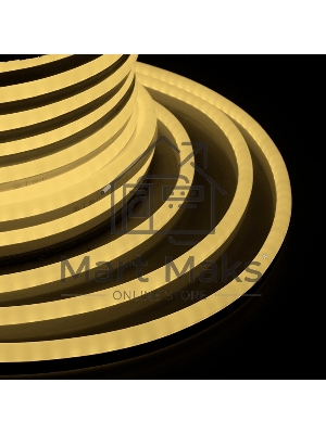 Гибкий неон Neon-night LED SMD 8х16 мм, односторонний теплый белый, 120 LED/м, 20 м