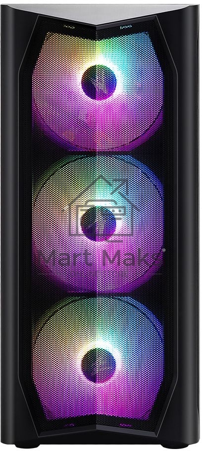 Компьютерный корпус MidiTower Zalman N4 black (ATX,Window, 6xRGB fan, USB2.0 x2, USB3.0x1, без БП) (N4 rev.1)