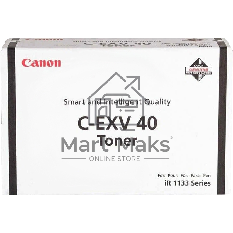 Картридж лазерный Canon C-EXV40 TONER BK EURC-EXV40 3480B006 черный (6000стр.) для Canon iR1133/1133A/1133iF