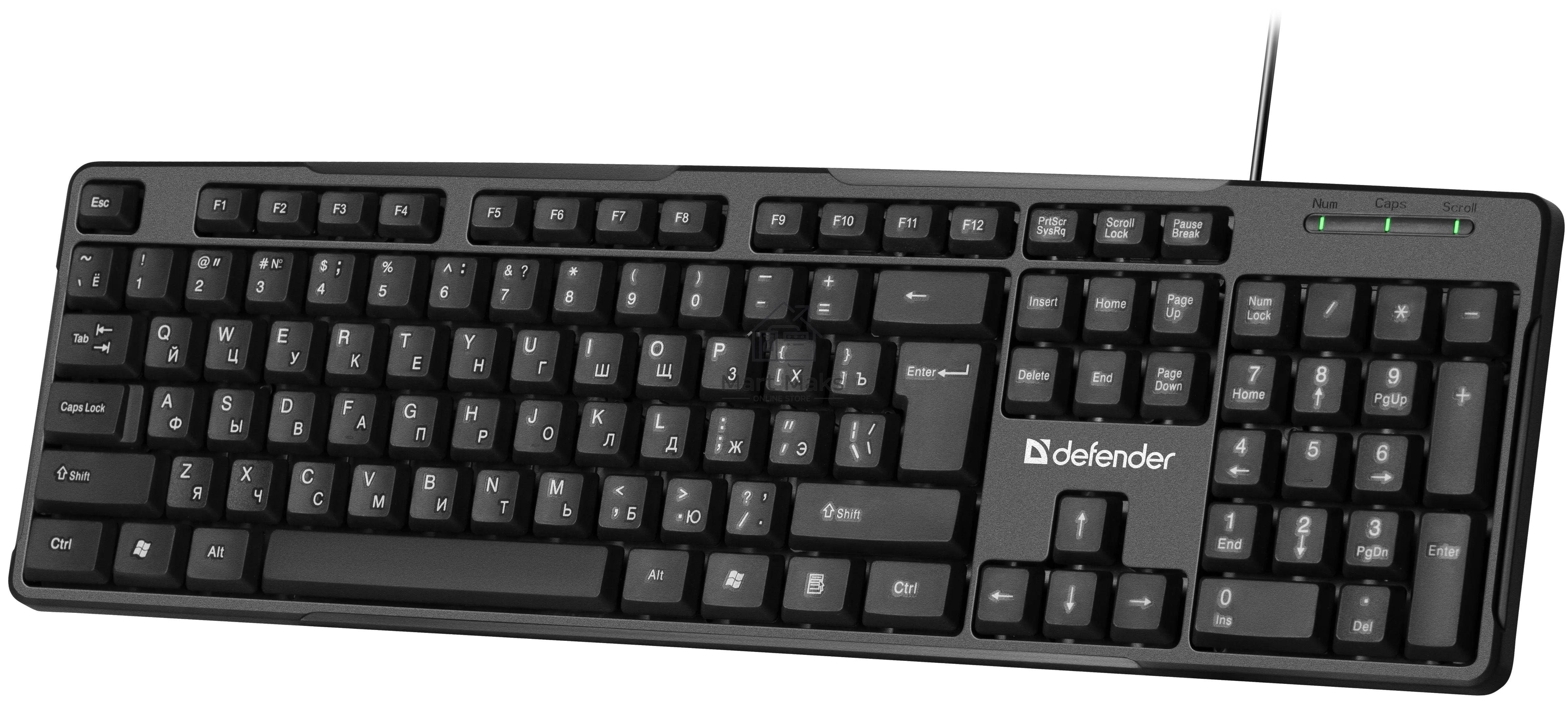 Клавиатура Defender Next HB-440 RU проводная, USB, черный