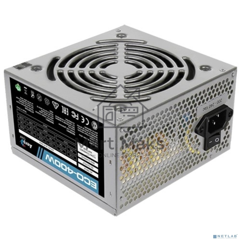 Блок питания Aerocool / Formula ECO-400W, 400Вт, 120мм, серый