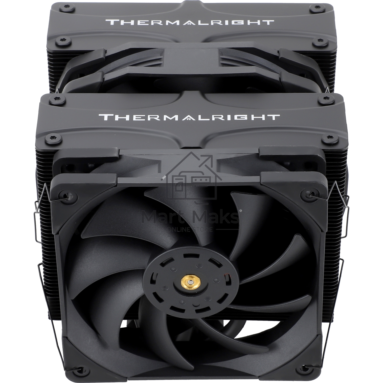 Кулер для процессора Thermalright Frost Commander 140 Black (4-pin PWM, 158mm, Ni/CU, 8x5mm, 1x120mm+1x140mm, 82CFM/95.5CFM, 29.6dBA/30.2dBA, 1850RPM/1800RPM, S: 1700, 1200, 20XX, 115X, AM5, AM4)