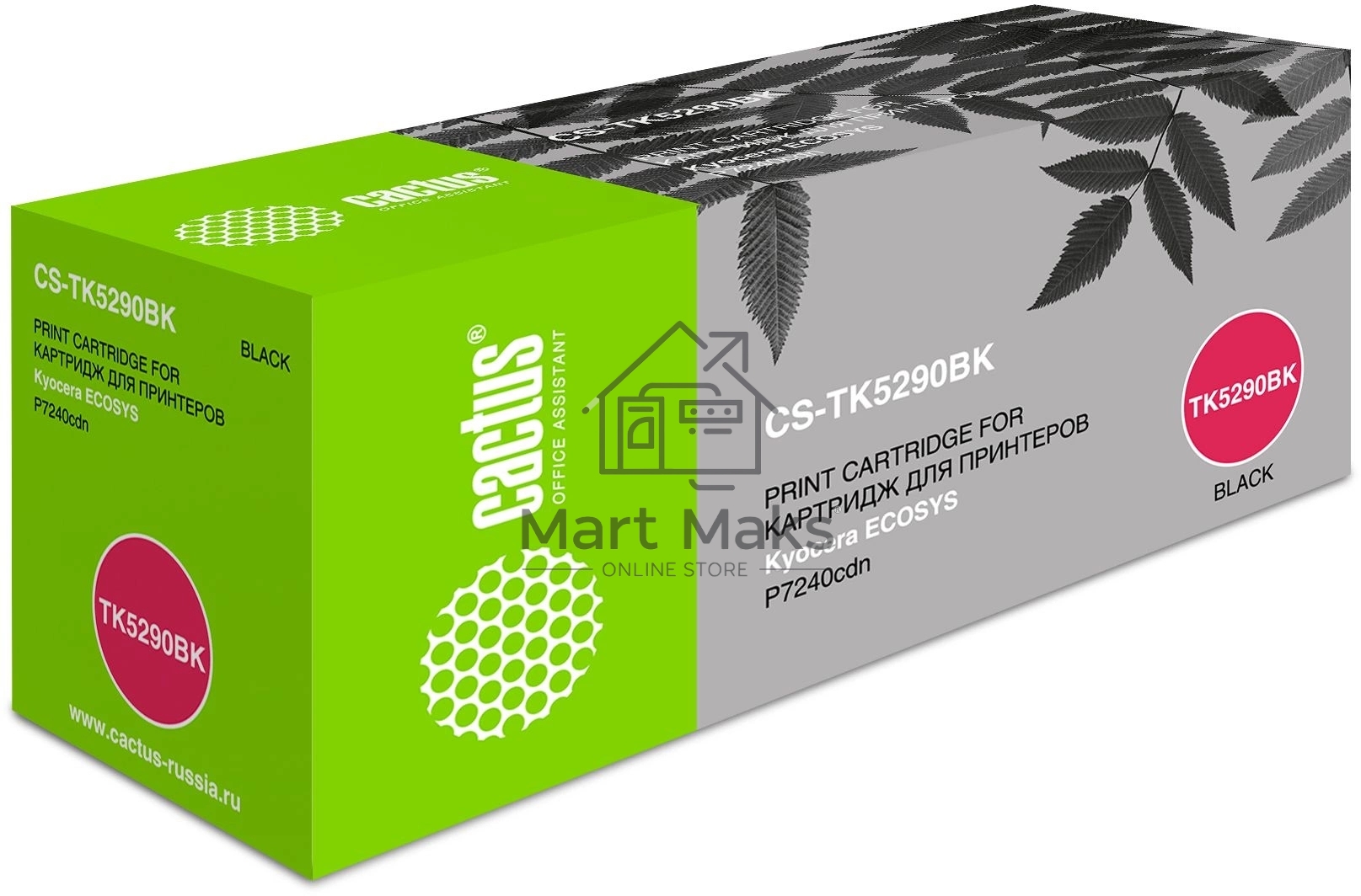 Картридж лазерный Cactus CS-TK5290BK черный (17000 стр.) для Kyocera ECOSYS P7240cdn