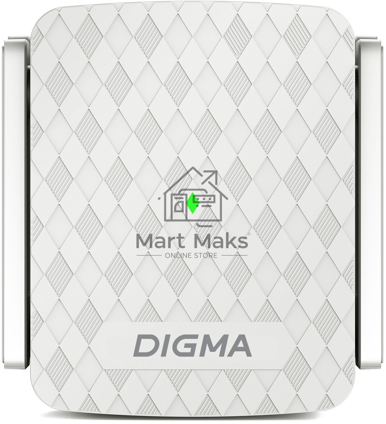 Повторитель беспроводного сигнала Digma D-WR400 AC1200 10/100BASE-TX/Wi-Fi белый