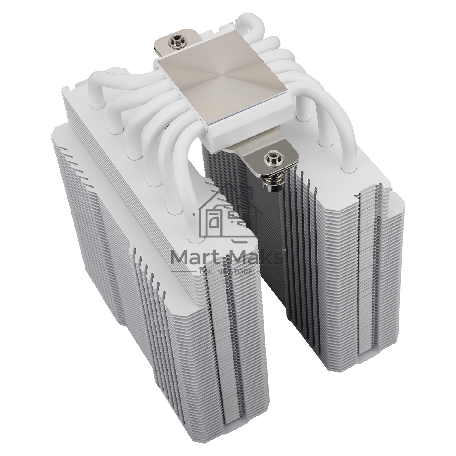 Кулер для процессора Thermalright Peerless Assassin 120 White (4-pin PWM, 157mm, Ni/CU, 6x6mm, 2x120mm, 66.17CFM, 25.6dBA, 1550RPM, S: 1700, 1200, 20XX, 115X, AM5, AM4)