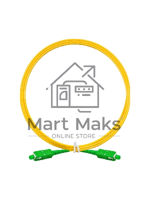 Патч-корд волоконно-оптический ExeGate FC-S-9-SC/APC-SC/APC-2M-LSZH (Шнур ВО SM 9/125 (OS2/G.652.D), SC/APC-SC/APC, Simplex, LSZH, 2 м)