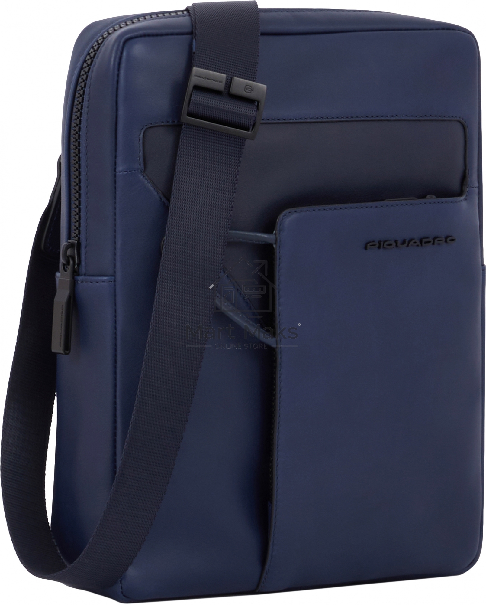 Сумка Piquadro Wollem CA1816W129/BLU синий полиэстер/натур.кожа