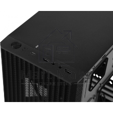 Компьютерный корпус AeroCool/Formula Air Mesh G1 черный без БП mATX 1x80мм 2xUSB 2.0 1xUSB3.1 audio bott PSU