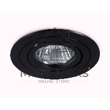 Светильник встраиваемый Ambrella light TN102502 BK черный GU5.3 D92*28