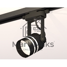 Светильник Ambrella light XT6602082 PBK/SBK/FR черный полированный/черный песок/белый матовый MR16 GU10 (C6602, N6236)