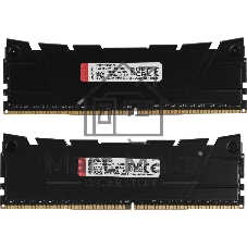 Оперативная память Kingston Fury Renegade, DDR4, 16GB (2x8GB), 4600MHz, CL19, DIMM, с радиатором, черный