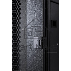 Шкаф серверный напольный ЦМО ШТК-С Проф, 48U, 2215х800х1130 мм (ВхШхГ), дверь: перфорация, боковая панель: сплошная, 2 части, сварной, цвет: черный