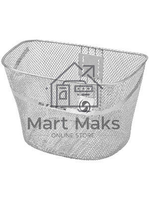 Велокорзина передняя JL-044-2 серебристая для 28