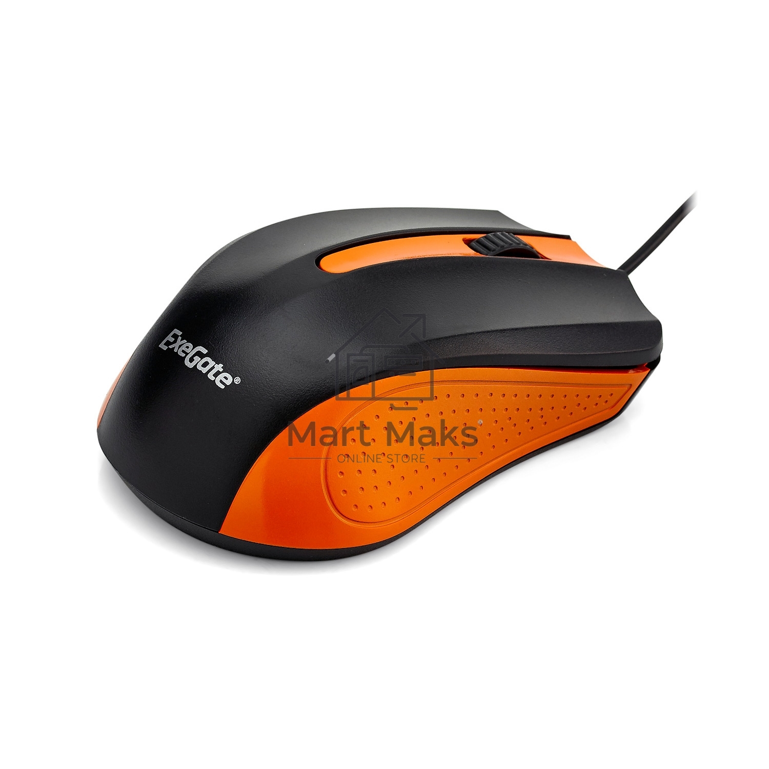 Мышь проводная ExeGate Professional Standard SH-9030BO черный/оранжевый, 1200 dpi, USB, кнопки - 3