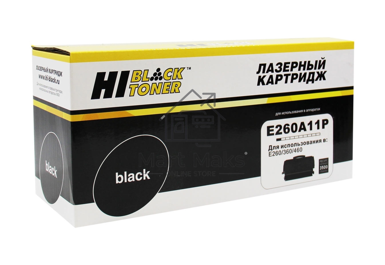 Картридж Lexmark E260/E360/E460 (Hi-Black) E260A11P, 3,5К     
