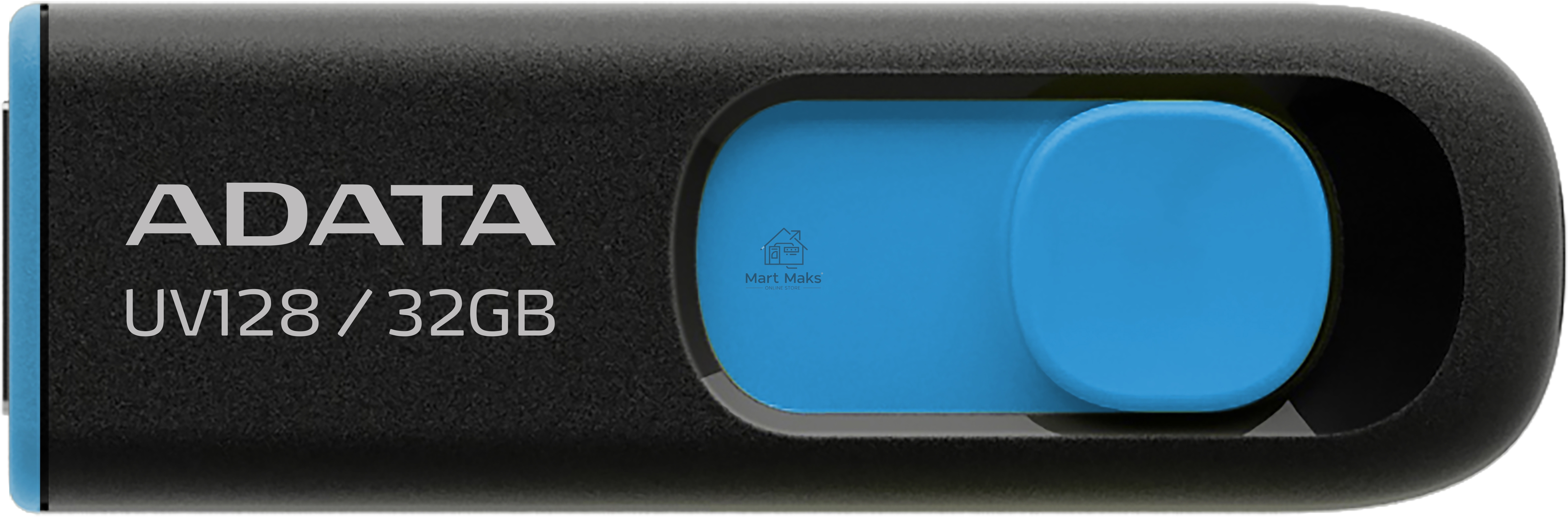 Флешка USB R/W ADATA R/W 32Gb UV128 AUV128-32G-RBE USB3.0 синий/черный