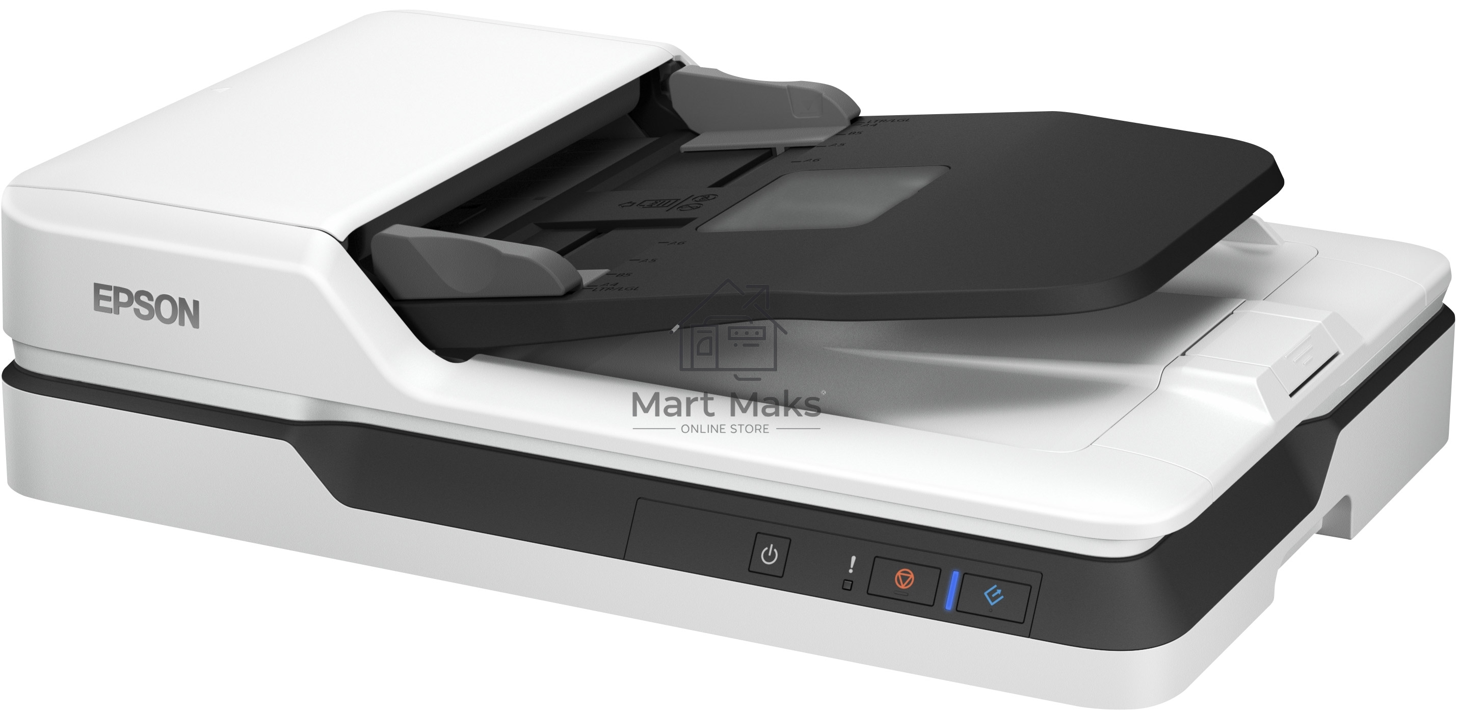 Сканер Epson WorkForce DS-1630 (B11B239401) планшетный, A4, CIS, 600x600 dpi, двусторонный автоподатчик, USB 3.0