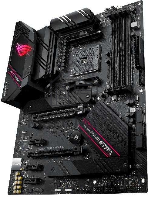 Материнская плата ASUS ROG STRIX B550-F GAMING, AM4, AMD B550, 4xDDR4, 6xSATA, 2xM.2, 1xPCI-E 3.0 x16, 1xPCI-E 4.0 x16, 3xPCI-E x1, 1xDP, 1xHDMI, 1x 2.5Gb LAN, 1xUSB 3.2 Gen 2, 4xUSB 3.2 Gen 1, 2xUSB 2.0, 5x3.5 мм, 7.1, ATX