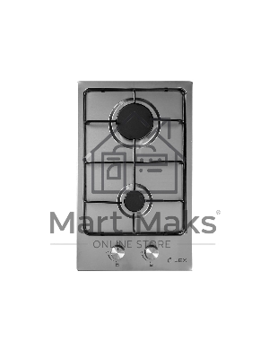 Газовая варочная панель LEX GVS 320 IX1000/3000Вт 2конфорки нерж.сталь