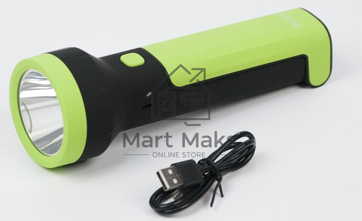 Фонарь ручной модель GFL203 3W 150lm Li-ion 1200mAh LED 1/10/80