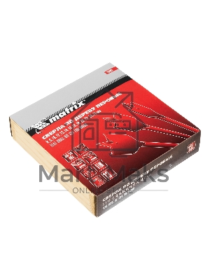 Набор сверл Matrix перовых по дереву, 6-8-10-12-13-14-16-18-19-20-22-24-25 мм 13 шт дерев