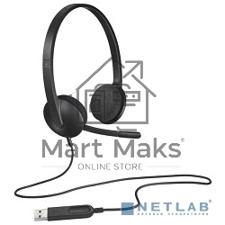 Гарнитура Logitech Headset H340 USB graphite