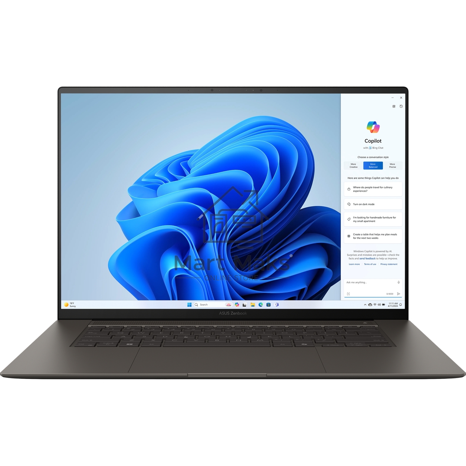 Ноутбук ASUS UM5606WA-RK270W 16