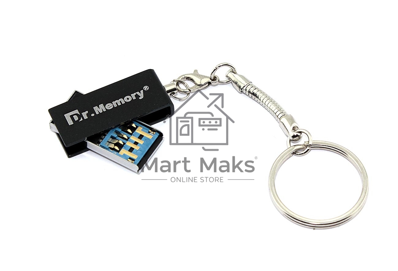 Флешка USB Dr. Memory 005 4Gb, USB 3.0, серебристый