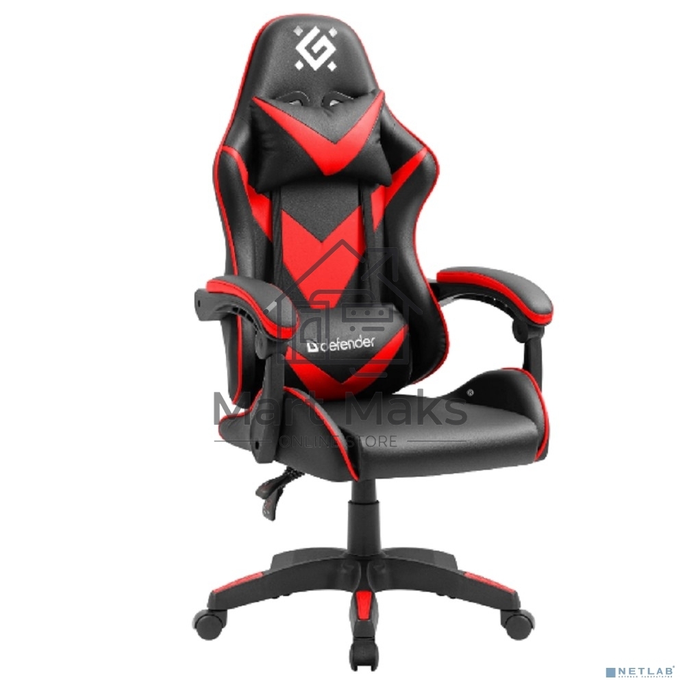 Кресло игровое Defender XCOM BLACK/RED PU