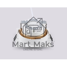 Светильник Ambrella light TN52338 SWH/SGD белый песок/золото песок GX53 max 12W 115*115*25