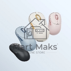 Мышь беспроводная Xiaomi Wireless Mouse 3 белый, 1200 dpi, радиоканал, Bluetooth, USB, кнопки - 5