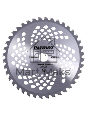 Нож PATRIOT TBS-40D=230х25.4мм толщина1.3мм 40 зубьев Арт. 809115225