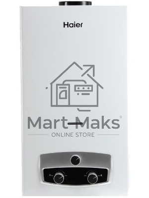 Водонагреватель Haier IGW 10 B Мощность 20кВт, Проток горячей воды при 10 л/мин, Открытая камера сгорания, Режиме зима/лето, Теплообменник из высококачественной меди, LED дисплей, Диаметр дымовой трубы 110 мм, Вес 7кг, Габариты (ВхШхГ) 550х328х204 мм.