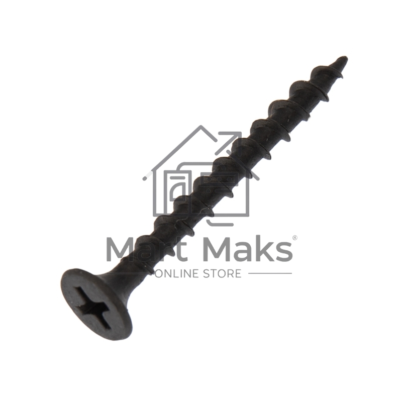 Саморез гипсокартон-дерево KRANZ 3.5х45, пакет (25шт.)