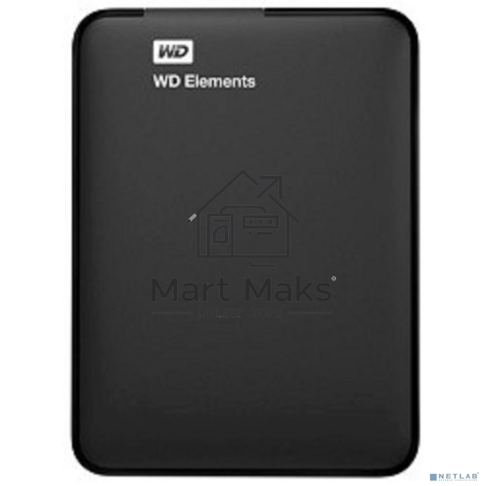 Внешний жесткий диск HDD WD 1Tb Original USB 3.0 WDBUZG0010BBK-WESN Elements Portable 2.5