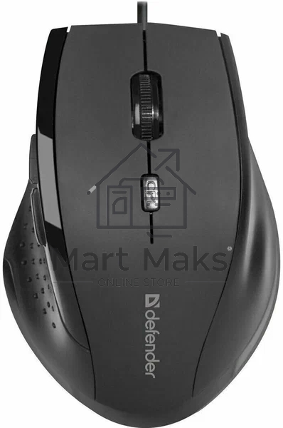 Мышь проводная Defender Accura MM-362 черный, 1600 dpi, USB, кнопки - 6