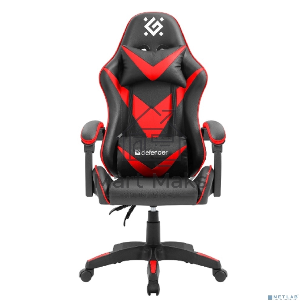 Кресло игровое Defender XCOM BLACK/RED PU