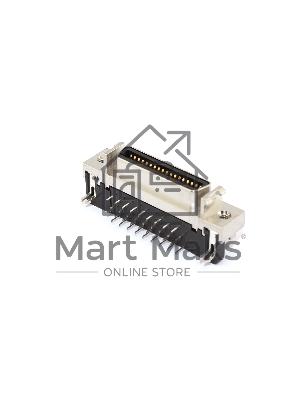 Разъем SCSI тип HPCN 36 пин для монтажа на плату, сквозная пайка