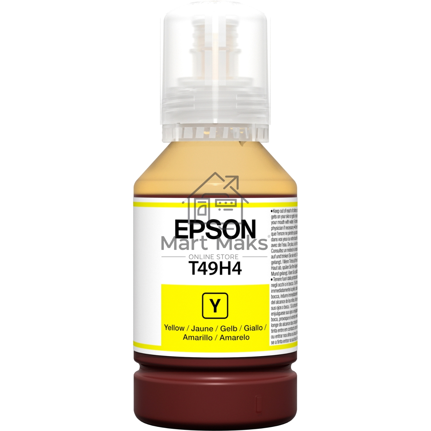Чернила Epson T49H4 Yellow (140 мл)
