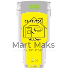 Картридж струйный Cactus CS-P2V70A №730 желтый (300мл) для HP Designjet T1600/1700/2600