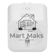 Умная розетка Camelion BNS/SH-1/16A/WIFI (Розетка одинарная 16A 3680В, WiFi+ Счетчик+Контроль)