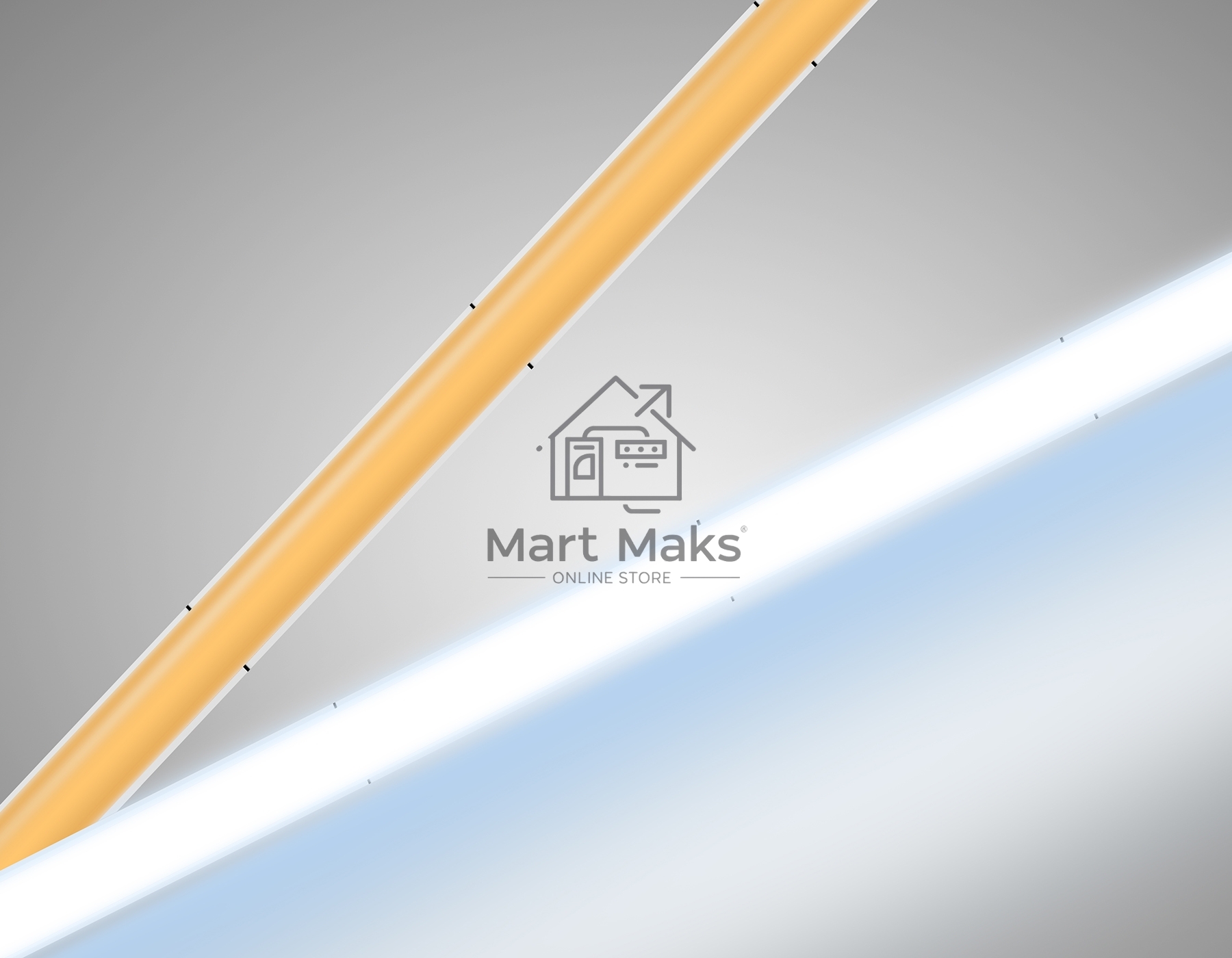 Светодиодная лента Ambrella light GS4603 COB 384Led/ 7W m/ 24V IP20 6500K/ 5m*3mm*2mm (2 конт.)
