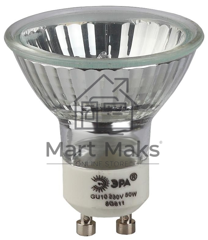 Лампа галогенная ЭРА GU10-JCDR (MR16) -35W-230V(10/200/4800)