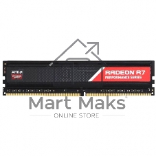 Оперативная память AMD Radeon R7, DDR4, 16GB, 2666MHz, CL16, DIMM, с радиатором, черный