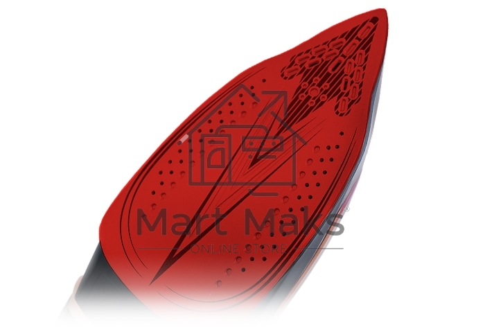 Утюг Centek CT-2313 RED 2600Вт керамическая подошва, 350мл, паровой удар, самоочистка, капля-стоп